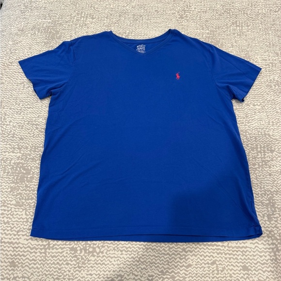 Polo by Ralph Lauren Men's Royal Blue Tee - Picture 1 of 4